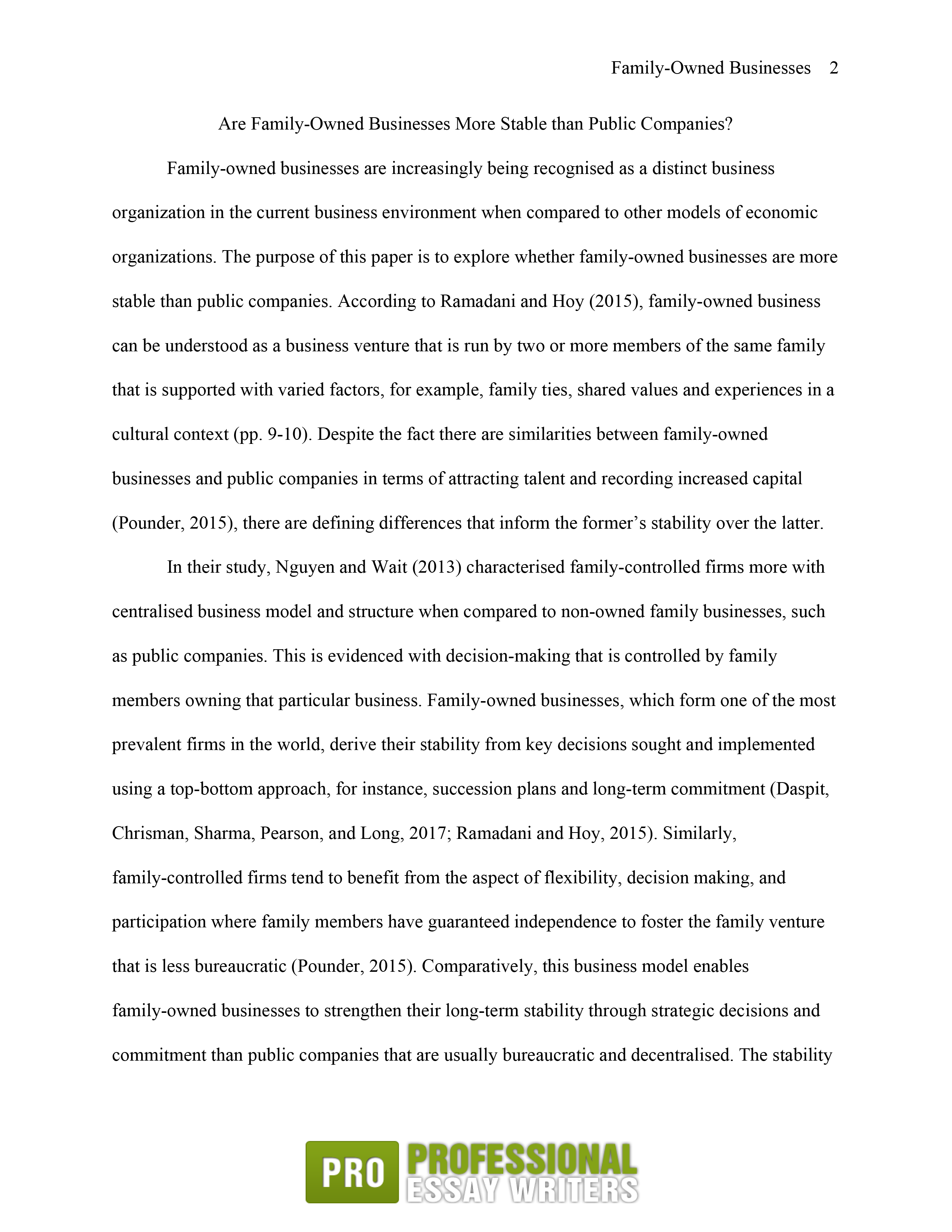 essay on a good quality